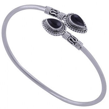 zilveren edelsteen ring hanger oorbellen 015789